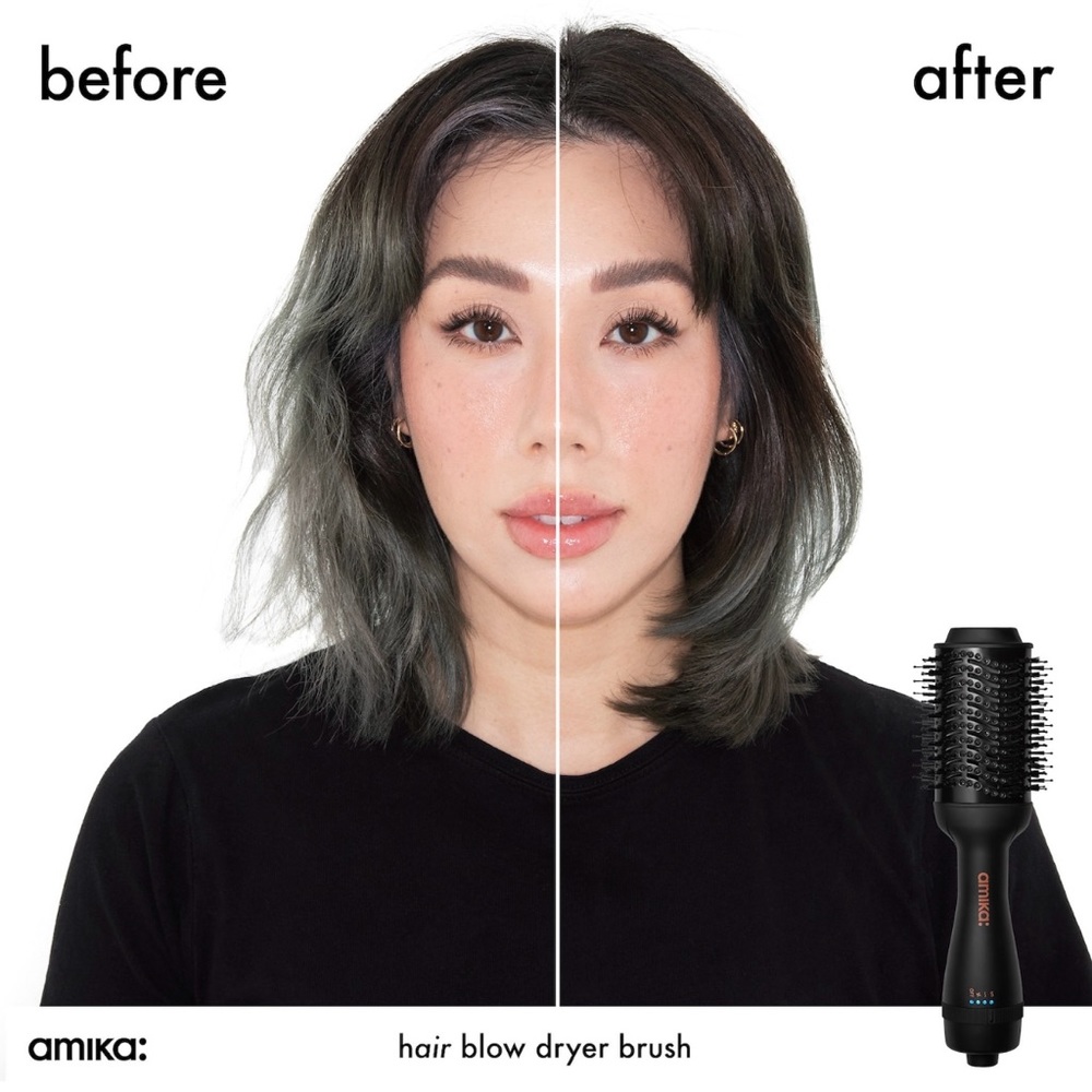NEW $100 Amika Hair Blow Dryer Brush 2.0 - Picture 6 of 11